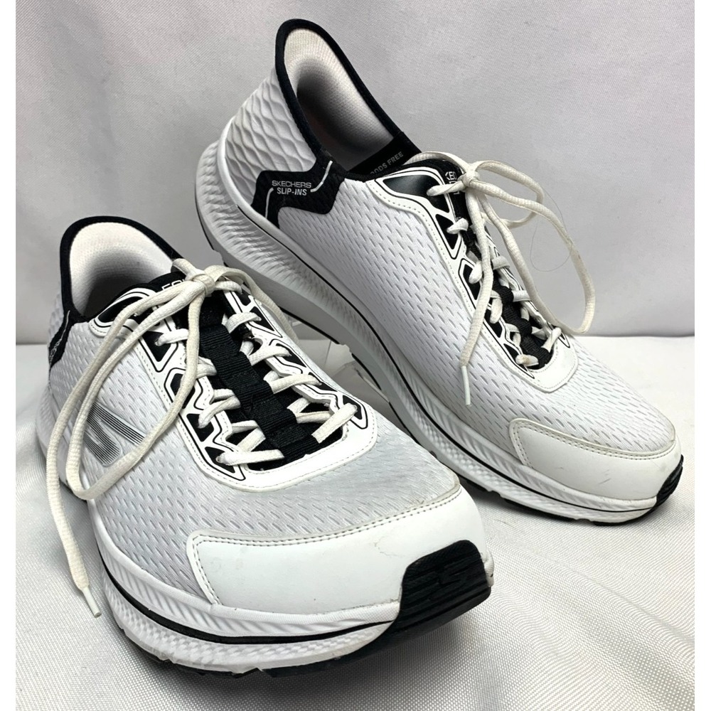 Mens Skechers Hands Free Slip-ins GO RUN Consistent 2.0 Sneakers Shoes White 13 - Picture 2 of 13